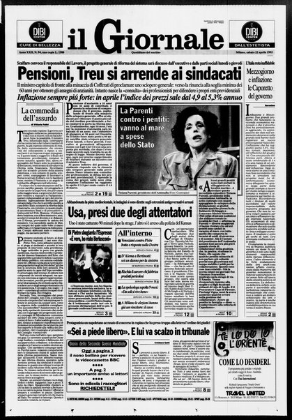 Il giornale : quotidiano del mattino